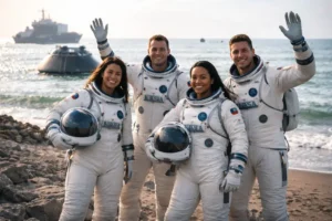 Astronauten veilig terug op aarde na historische maanreis Artemis II