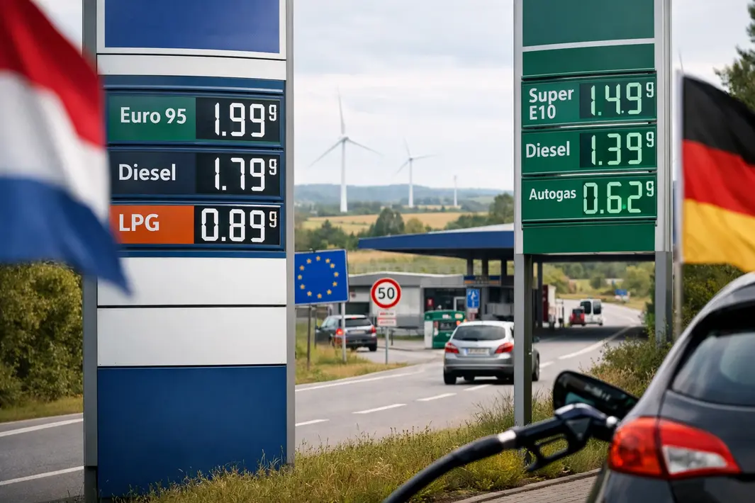 Beperkt aantal Nederlanders tankt over de grens ondanks hoge brandstofprijzen