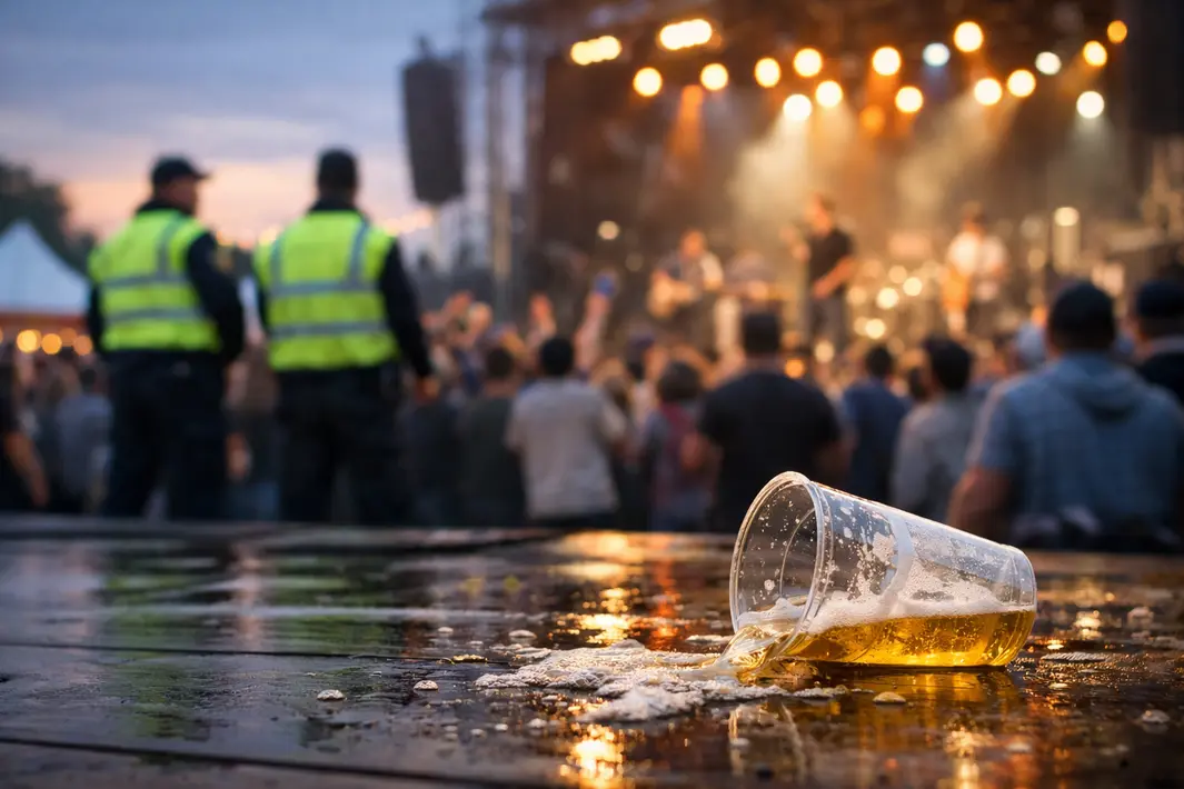 Organisatie reageert op incident met bekerbier tijdens optreden, feest gaat door