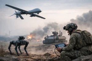 Toenemend gebruik van drones en robots verandert oorlogsvoering fundamenteel