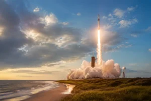 Succesvolle lancering van nieuwe onbemande raket van SpaceX