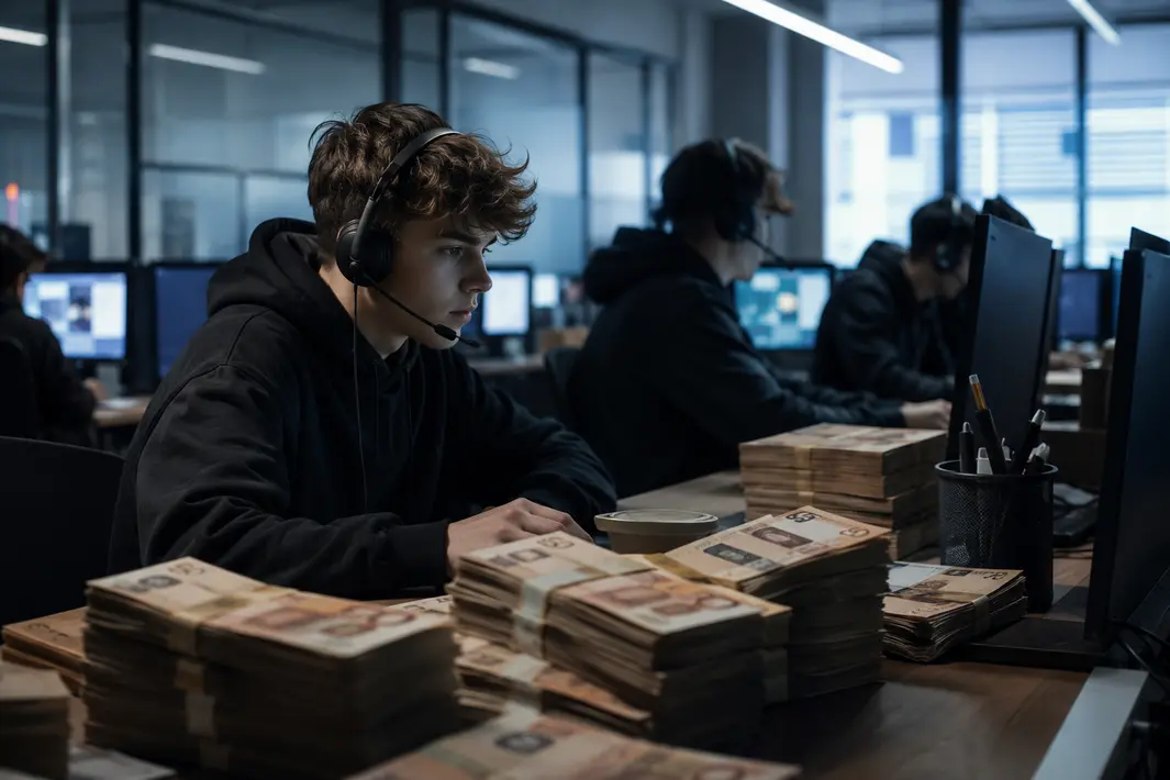 Tieners verdienen grote bedragen met grootschalige bankfraude via callcenters