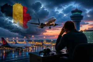 Nachtvluchten in België verstoord door onverwachte staking luchtverkeersleiders